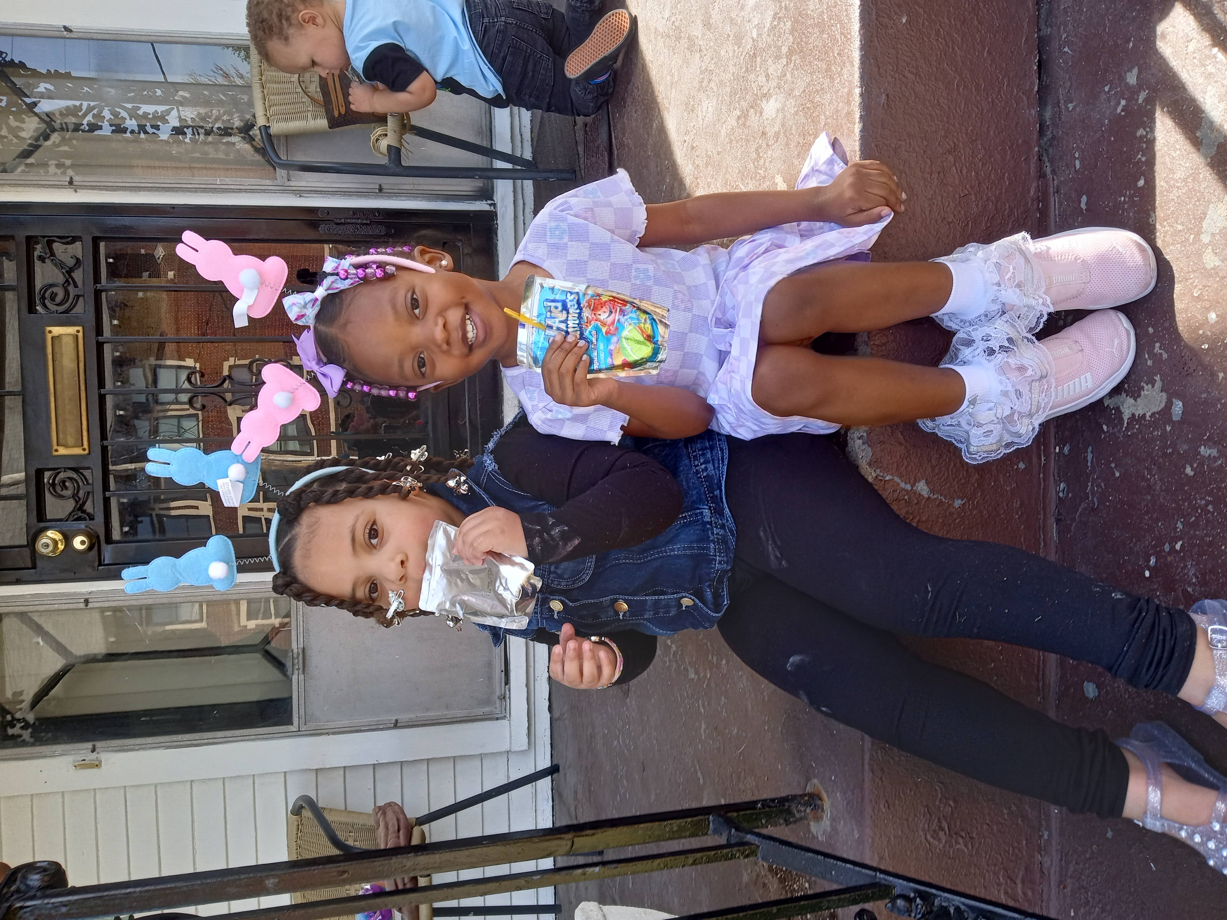 Laney and Acee on Easter 2022